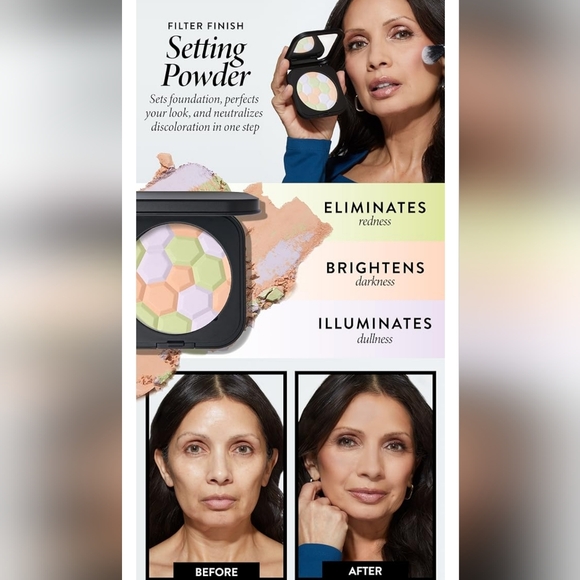 NEW!!Laura Geller Radiant Setting Powder - Multicolor Filter Finish! - Picture 11 of 12